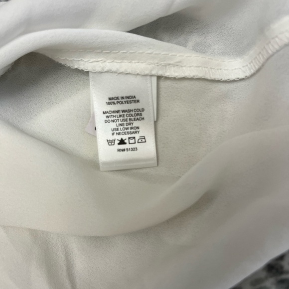 1 State X Jaime Shrayber Printed High-Low Dress XS Snow Leopard Ruffle Spring - Picture 11 of 16